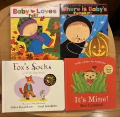 美品英語教育絵本 フラップ・ポップアップ付き4冊セット