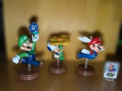 スーパーマリオ フィギュア 3体セット ルイージ キノピオ マリオ