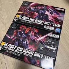 HG RX-79BD-1&2 ブルーデスティニー EXAM - メルカリ