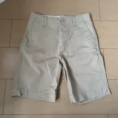gap ベージュ ハーフパンツ コットン混紡