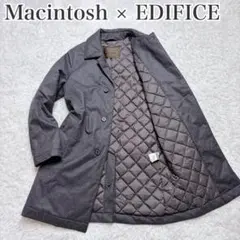 極美品　マッキントッシュ エディフィス別注 ステンカラー ダウンコート　グレー