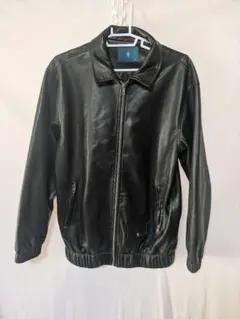 黒 レザージャケット シングルライダース S