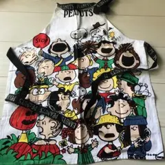 スヌーピー　子供　エプロン　昭和　レトロ　中古
