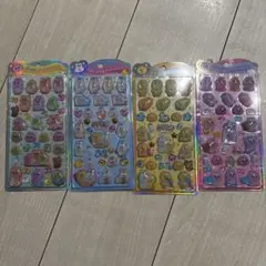 正規品　うるちゅる　おぱんちゅうさぎ　キャラクターシール　4枚セット