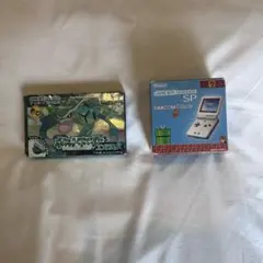 ゲームボーイアドバンス SP ファミコンカラー ポケットモンスター　エメラルド