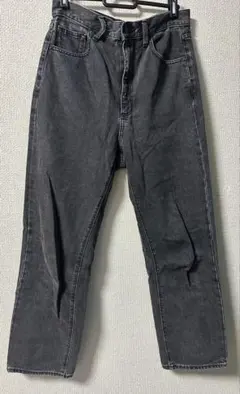GU ストレートデニム ブラック 221-316847のサムネイル