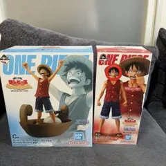 ワンピース×広島東洋カープ コラボフィギュア ルフィ＆チョッパー 2体 