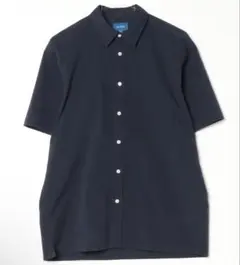 BEAMS 半袖シャツ ネイビーのサムネイル
