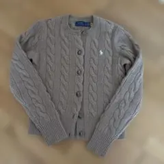 POLO RALPH LAUREN ケーブルニットカーディガン XS