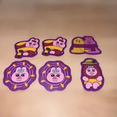 スシロー　おぱんちゅうさぎはピック6枚セット