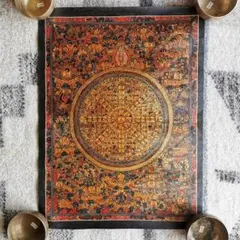 新品保管品　龍村美術織物　御仏前専用高級手織絨毯 仏宝座　蓮弁花香紋　元箱付き 新品保管品 龍村美術織物 御仏前専用高級手織絨毯 仏宝座 蓮弁花香紋