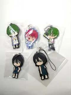 黒子のバスケラバーストラップ5種類