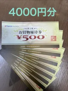 匿名配送】ヤマダ電機 株主優待券 5000円分 - メルカリ