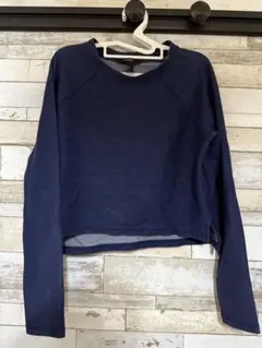 FOREVER 21 ネイビー 長袖カットソー Sサイズ