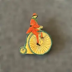 ヴィンテージ ブローチ 自転車