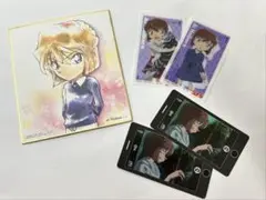 名探偵コナン 灰原哀 グッズ　5点 コナンプラザ スマフォト ミニ色紙
