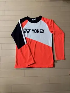 YONEX 長袖テニスウェア オレンジ/黒