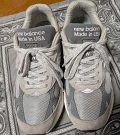 New Balance スニーカー グレー Made in USA