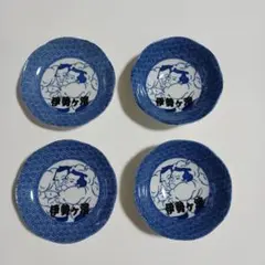 伊勢ケ濱部屋　皿 4個セット (2種類)