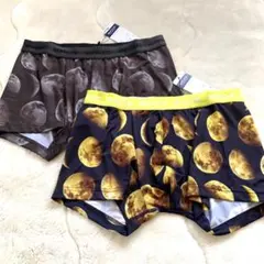 ムーン柄《Mサイズ/2枚セット》ボクサーパンツ ブロス ワコール BROSのサムネイル