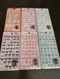 【正規品】 ボンボンドロップシール　ミニ　サンリオ　6種セット