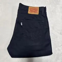 Levi’s 511【W34 L32】ブラック パンツ 黒　スリムフィット