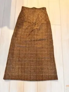 リリーブラウン　チェック柄 タイトスカート