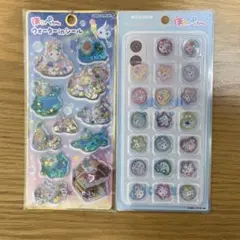 ほっぺちゃん　おはじきシール　ウォーターシールセット