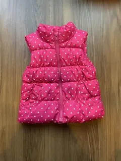 babyGap 水玉模様 中綿　ダウンベスト 12-18ヶ月