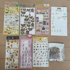 ぷくぷくシール　他　使いかけ　8枚セット