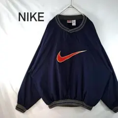 NIKE　ナイロンプルオーバー　ナイロンジャケット　銀タグ　ナイキ　ビッグロゴ