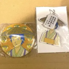 ギャグ漫画日和　くじメイト　曽良　缶バッジ　アクリルチャーム