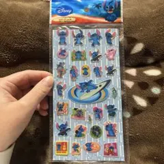 ディズニー スティッチ ぷくぷくシール キラキラシール