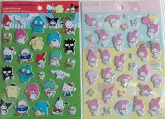 本日メルカリ便発送♥サンリオキャラクター&マイメロ ペタペタシール 2セット