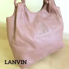 ランバン/LANVIN 革製 ハンドバッグ 肩掛けショルダーバッグ