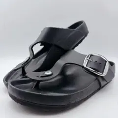BIRKENSTOCK ビルケン ギゼ ビッグバックル レザー 黒 24.5cm