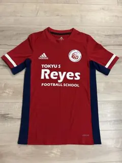 TOKYU Reyes 東急レイエス　adidas 160cm ユニフォーム 赤のサムネイル