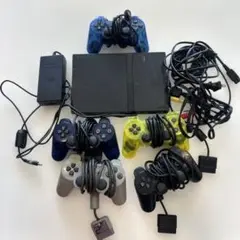 PS2 本体 コントローラー5個付き
