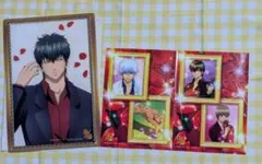 銀魂 miniポスター クリア絵巻 土方十四郎(TOSHI) ＆ ステッカー