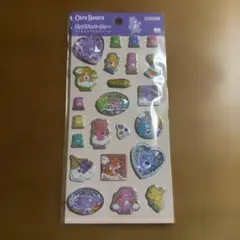 新品 ケアベア ポップデコパーティー ラメきらクリスタルシール