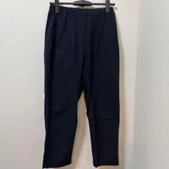 Mサイズ綿麻レーヨンスタディオクリップ紺色