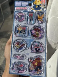 m*a様 ズートピア　ウォーターシール　水シール　ディズニー　海外限定