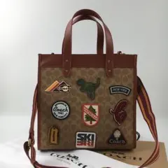 新品 COACH トートバッグ ショルダーバッグレキシー　ワッペン 2WAY