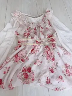 リズリサ♡レア♡バラ柄ワンピース