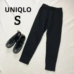 ユニクロ 黒 ストレッチ あったかボアパンツ 裏起毛 リメイク 作業用 部屋着