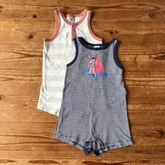 PETIT BATEAU プチバトー ロンパース カバーオール 肌着 12M