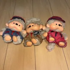昭和のモンチッチとちびっこサムのぬいぐるみ 3体セット 昭和レトロ ちびっ子サム IKB もんちっち ぬいぐるみ モンチッチ3体