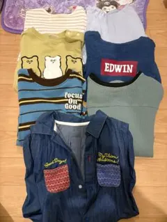 子供服 男の子 70 80 長袖ロンパース 秋春服