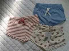 【新品未使用】H＆M ショートパンツ 3枚セット 85サイズ