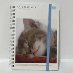 La Dolce Vita 猫の写真ノート A5